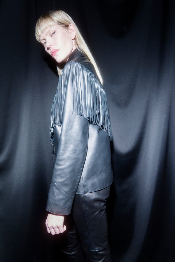 Rosetta Getty FRINGE JACKET