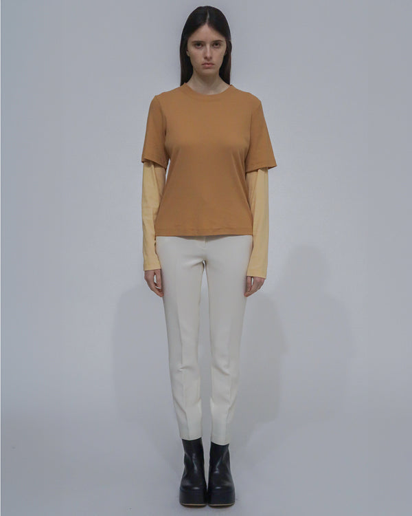 Rosetta Getty LAYERED T-SHIRT