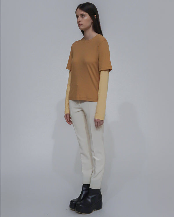 Rosetta Getty LAYERED T-SHIRT