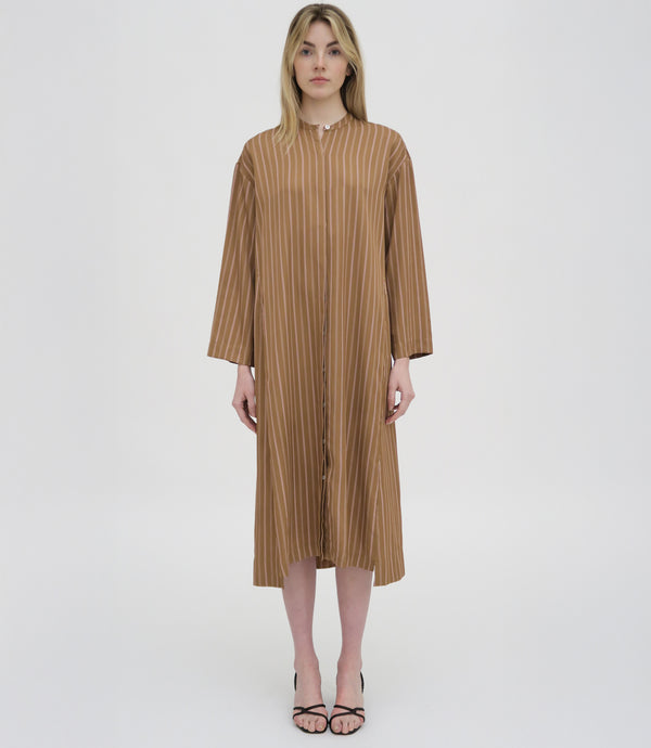 Rosetta Getty LONG SLEEVE CAFTAN SHIRTDRESS
