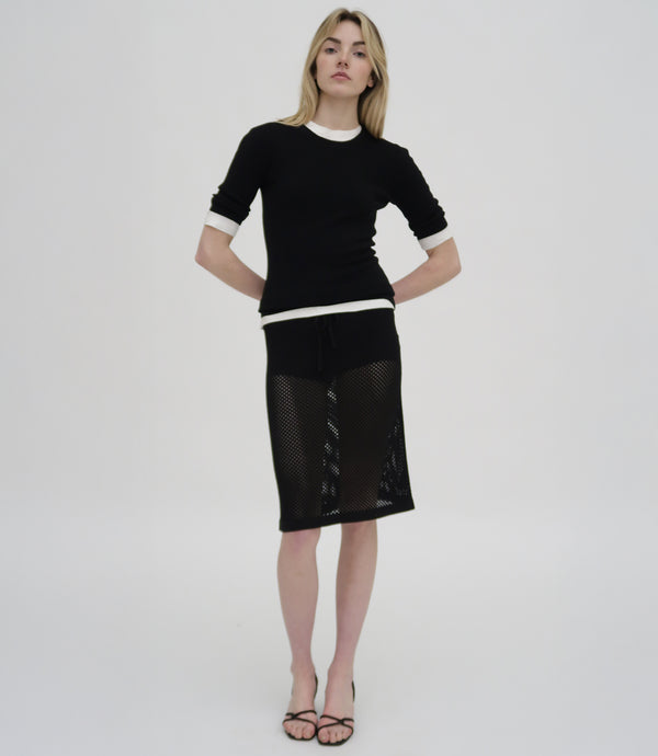 rosetta getty MESH MIDI SKIRT