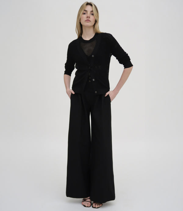 rosetta getty MESH POINTELLE CARDIGAN