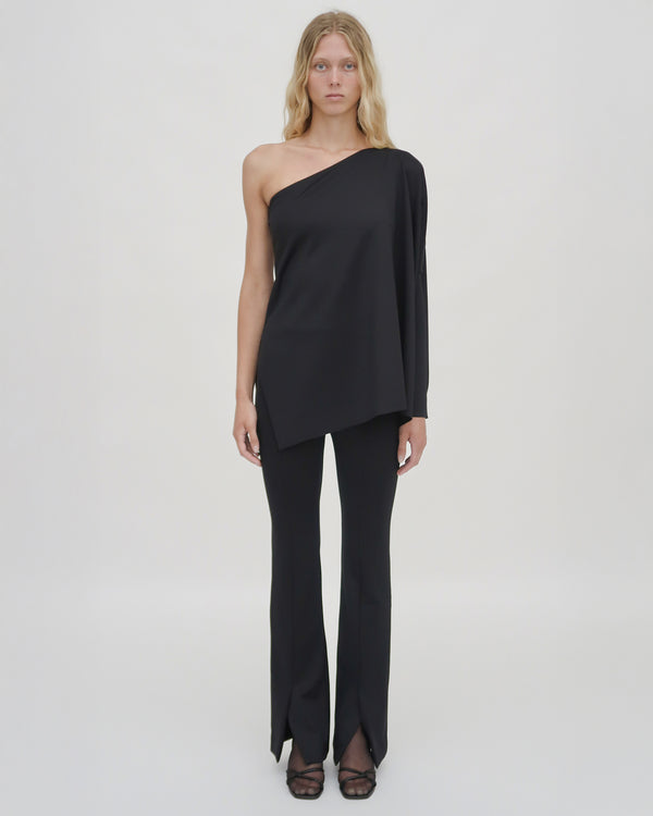 rosetta Getty ONE SHOULDER CAFTAN TOP