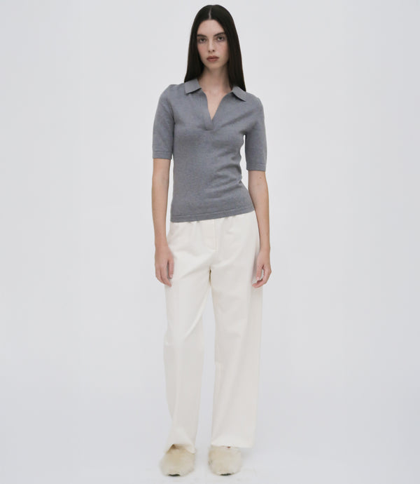 rosetta getty OPEN NECK POLO