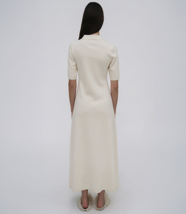 Rosetta Getty OPEN NECK POLO DRESS