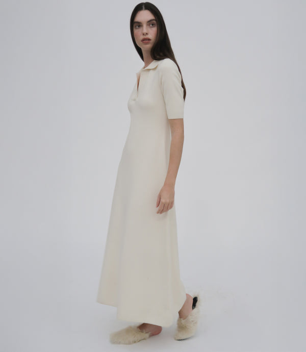 rosetta getty OPEN NECK POLO DRESS