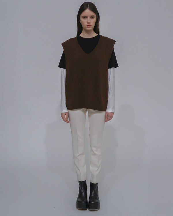 Rosetta Getty OVERSIZED SWEATER VEST