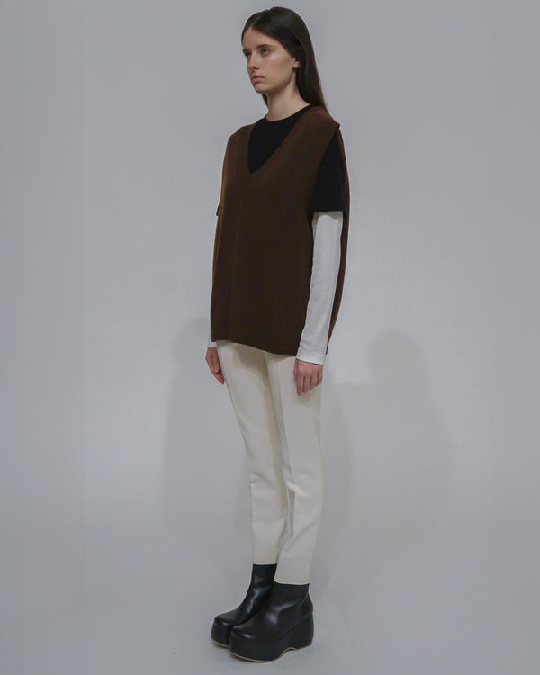 Rosetta Getty OVERSIZED SWEATER VEST