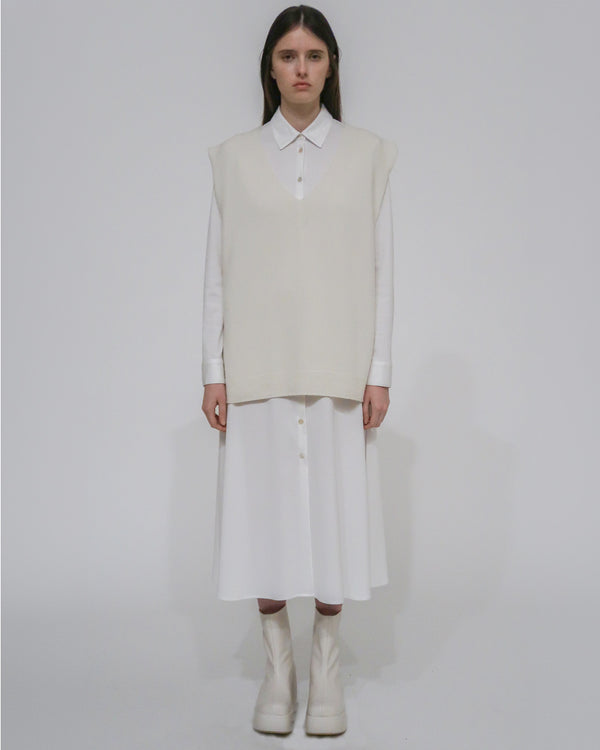 Rosetta Getty OVERSIZED SWEATER VEST