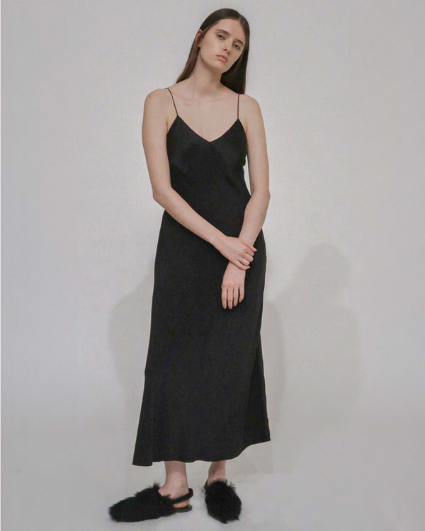 rosetta getty PANELED BIAS SLIP DRESS
