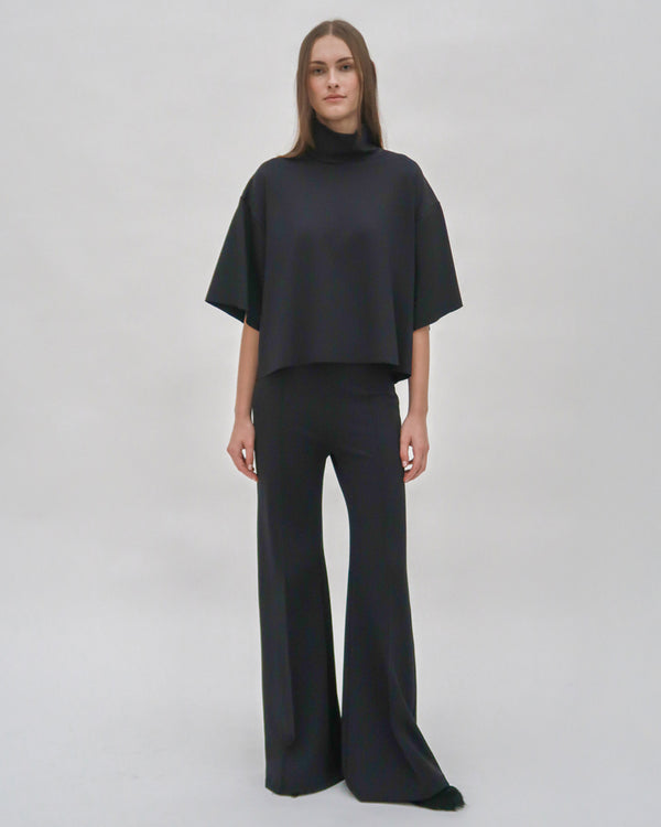 rosetta getty PINTUCK WIDE FLARE PANT