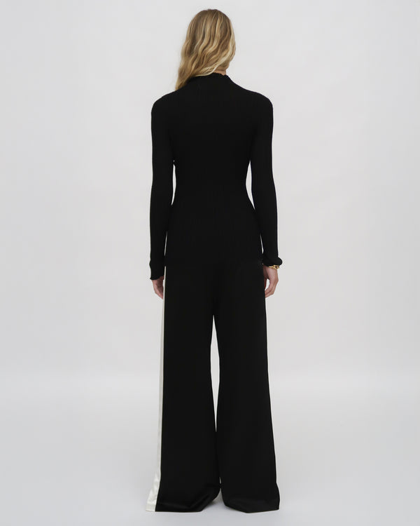 Rosetta Getty PLISSE TURTLENECK