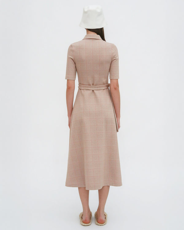 Rosetta Getty POLO DRESS - PLAID