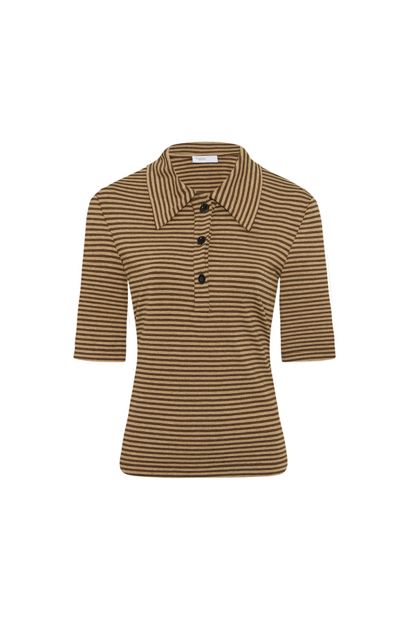 Rosetta Getty POLO T-SHIRT - STRIPE