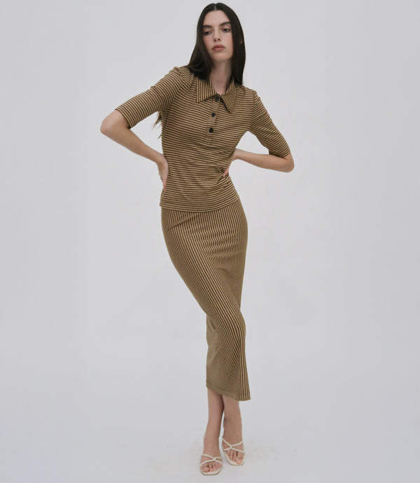 rosetta getty POLO T-SHIRT - STRIPE