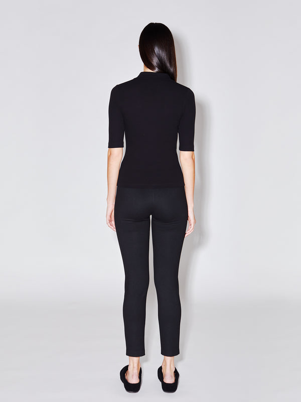 Rosetta Getty Pull On Cropped Slim Pant