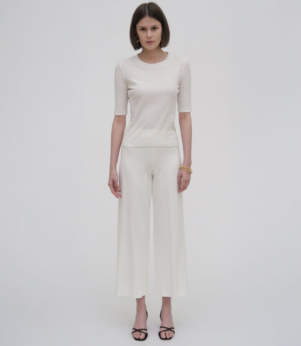 rosetta getty Pull On Cropped Straight Pant