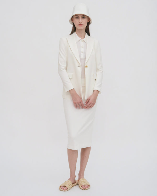 rosetta getty PULL ON PENCIL SKIRT - SOLID INTERLOCK