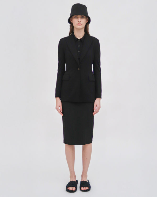 rosetta getty PULL ON PENCIL SKIRT - SOLID INTERLOCK