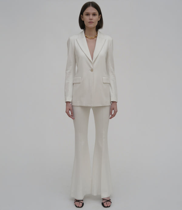 Rosetta Getty Pull On Pintuck Flares