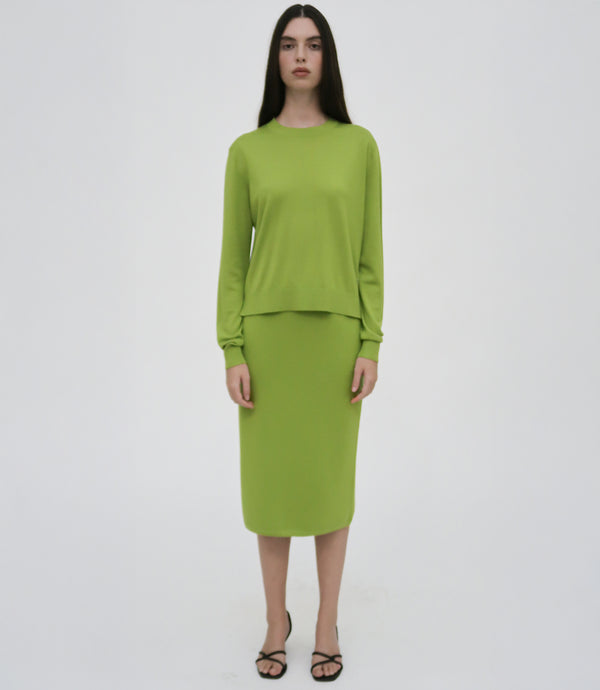 Rosetta Getty RELAXED CREWNECK SWEATER