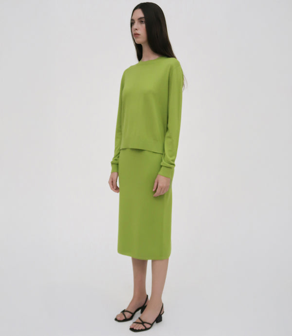 Rosetta Getty RELAXED CREWNECK SWEATER