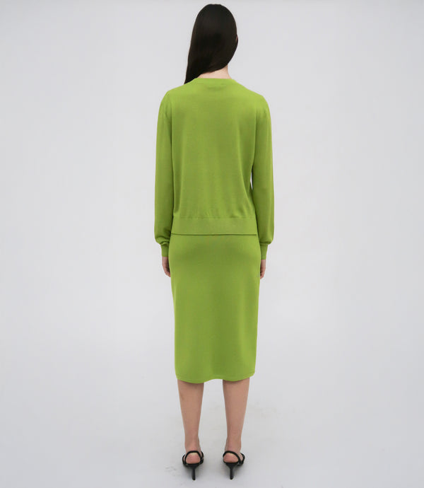 Rosetta Getty RELAXED CREWNECK SWEATER