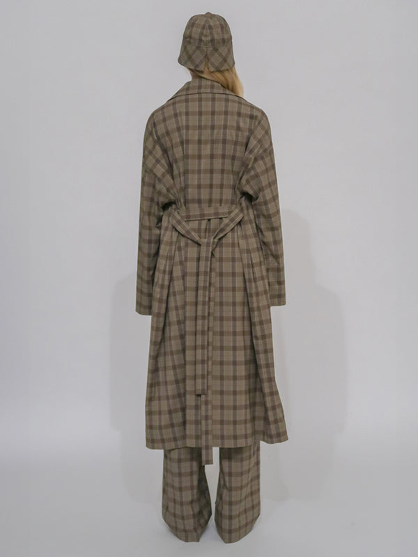 Rosetta Getty RELAXED PULL ON PANT- TECHNICAL PLAID