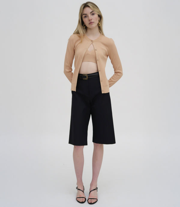 rosetta getty RIB FITTED CARDIGAN