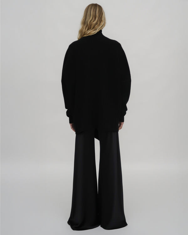 Rosetta Getty RIB PANELED TURTLENECK
