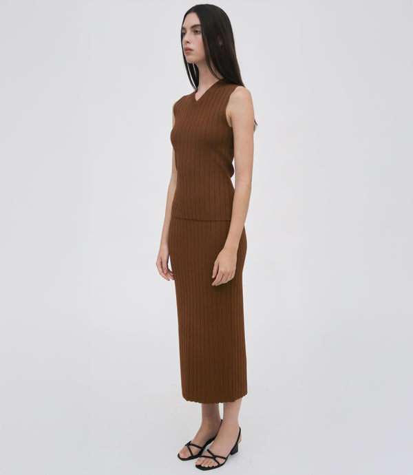 Rosetta Getty RIB SWEATER VEST