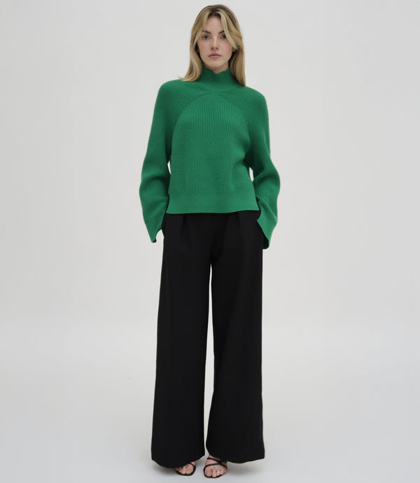 rosetta getty RIBBED PANELED TURTLENECK