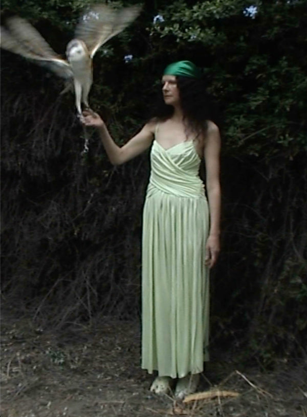 Rosetta Getty RUCHED SLIP DRESS