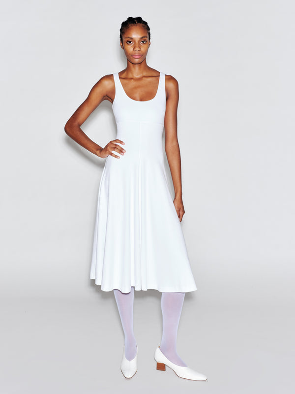 rosetta getty SCOOP NECK FLARED DRESS