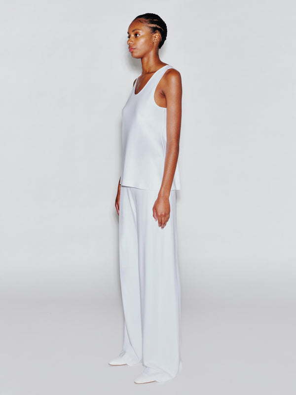 Rosetta Getty SCOOP NECK TANK - SOLID INTERLOCK