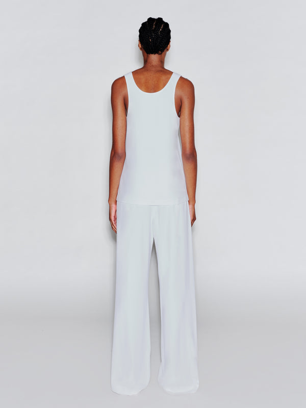 Rosetta Getty SCOOP NECK TANK - SOLID INTERLOCK