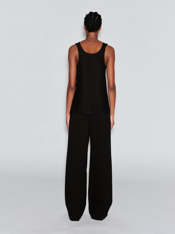 Rosetta Getty SCOOP NECK TANK - SOLID INTERLOCK