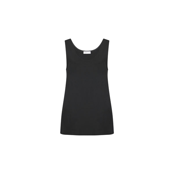 Rosetta Getty SCOOP NECK TANK - SOLID INTERLOCK
