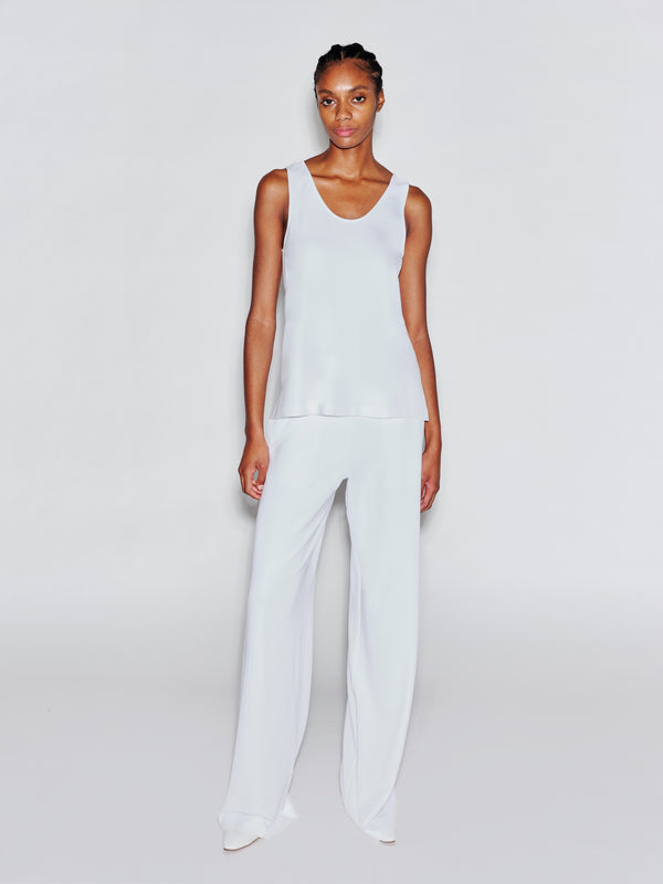 rosetta getty SCOOP NECK TANK - SOLID INTERLOCK