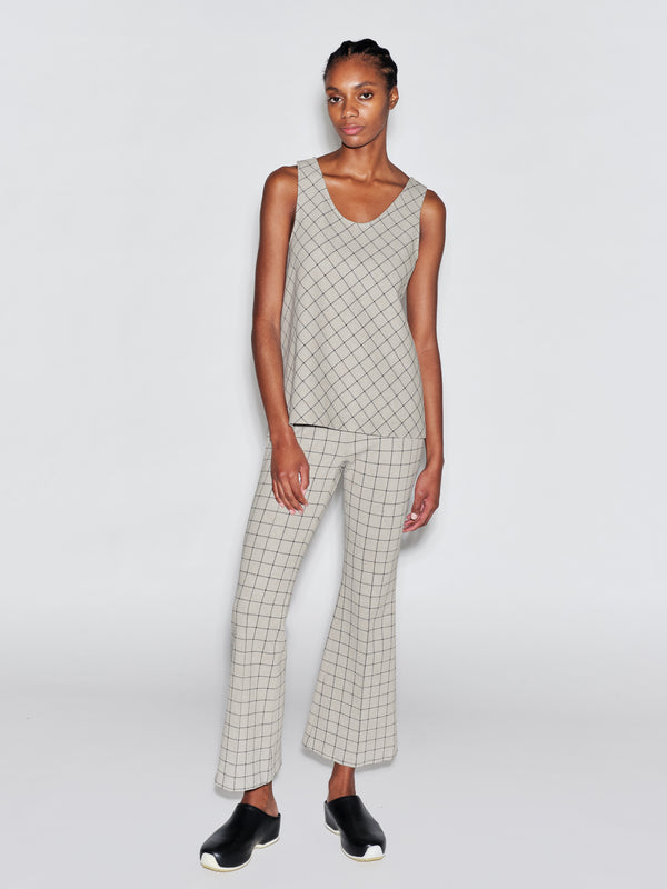 rosetta getty SCOOP NECK TANK - WINDOWPANE
