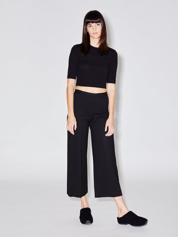 Rosetta Getty Short Sleeve Crop Top