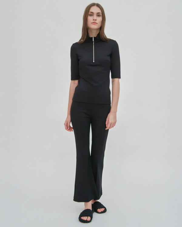 rosetta getty SHORT SLEEVE ZIP-UP POLO