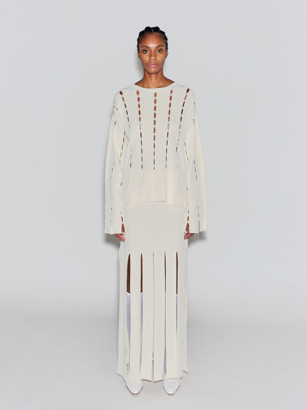 Rosetta Getty SLASH PANEL PULLOVER