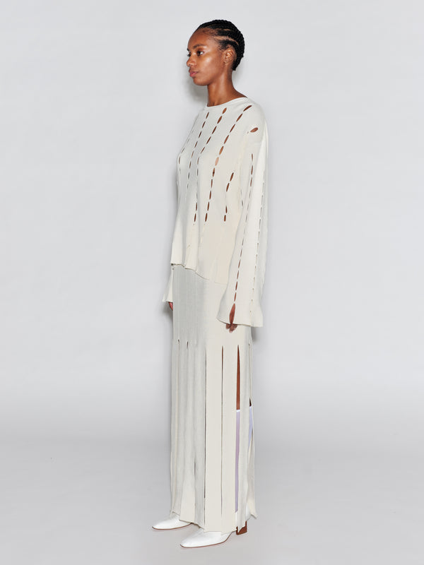 Rosetta Getty SLASH PANEL PULLOVER