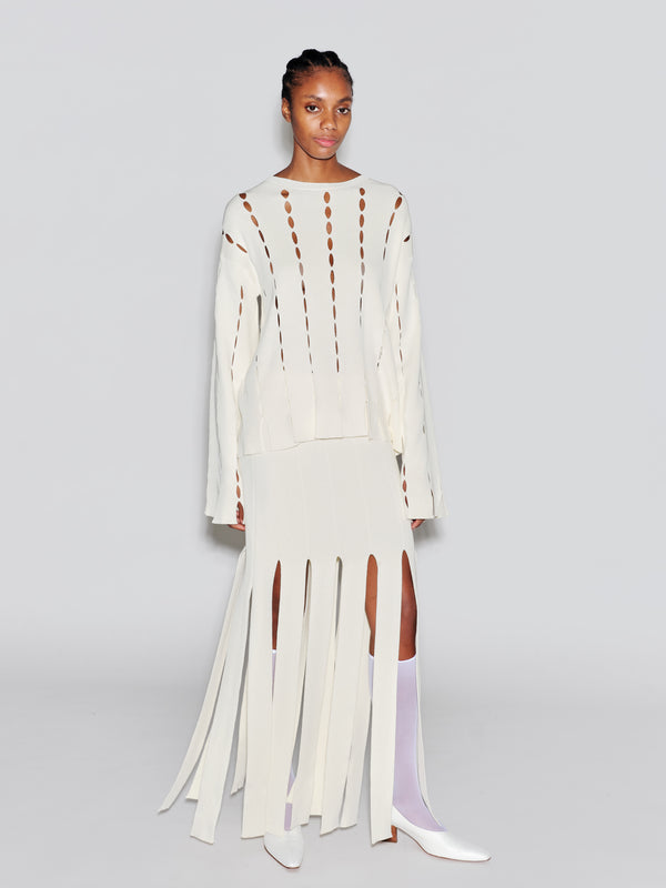 rosetta getty SLASH PANEL SKIRT