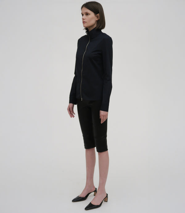 Rosetta Getty SLIM ZIP-UP SHIRT