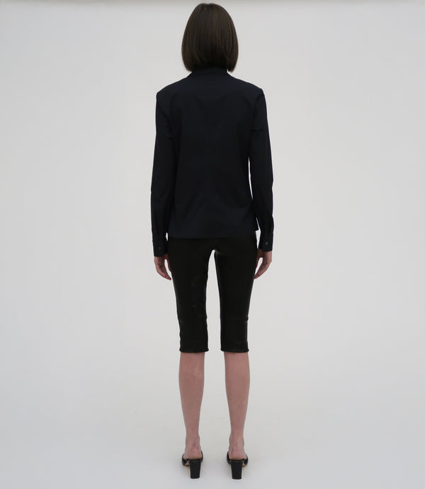 Rosetta Getty SLIM ZIP-UP SHIRT