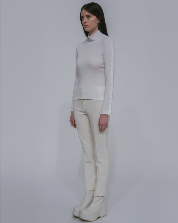 Rosetta Getty SNAP TURTLENECK TOP