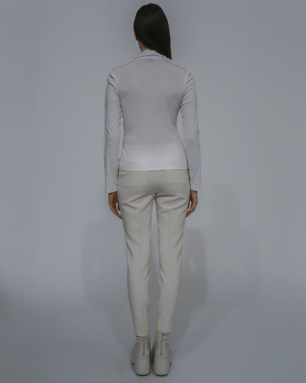 Rosetta Getty SNAP TURTLENECK TOP