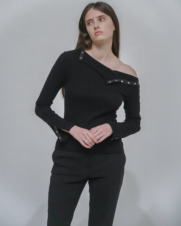 rosetta getty SNAP TURTLENECK TOP